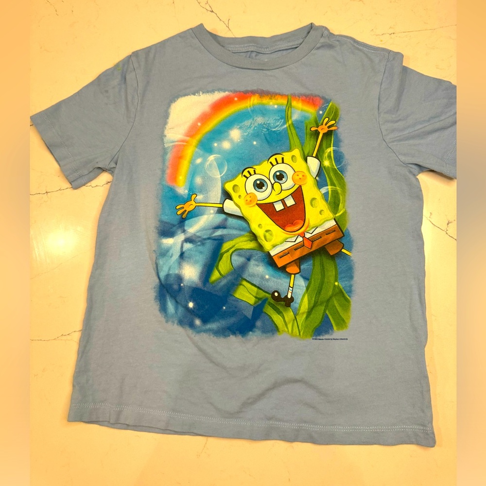Boys Old Navy SpongeBob Shirt, size M (8)